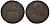Великобритания 1/2 пенни 1772 Георг III (1760-1820) Spink 3774 медь    1523-1312