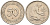 ФРГ 50 ПФЕННИГОВ 1975 J KM 109.1, J. 384 медно-никель 4513-924
