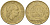 Италия 200 лир 1979 R, шестерня KM 105 алюминиевая бронза 85-447