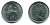 Великобритания 10 пенсов 1974 Елизавета II (1952-2022) KM 912, Spink 4231 (F1) медно-никель  4110-1341