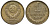 СССР 1 КОПЕЙКА 1990 Федорин 180, ЦИФРЫ РАССТАВЛЕНЫ, ММД KM 126а латунь 4178-159