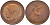 Великобритания 1 пенни 1914 Георг V (1910-1936) KM 810, Spink 4051 бронза 4593-143