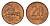 Литва 20 центов (сентов) 1991 год-тип KM 89 бронза UNC 4694-1229