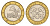 Монако 10 франков 1995 Ренье III (1949-2005) KM 163 биметалл 4681-344
