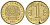 Казахстан 1 тенге 2011 KM 23 латунь 4596-917