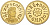 Англосаксонской гептархии (Мерсия) ND (796-821 до н.э) КОПИЯ. Король Коэнвульф, серебро поерытое золотом PROOF 00-00