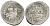 Великое Княжество Московское копейка 1535-1547 Иван IV Васильевич, Псковский монетный двор, 0,68 гр. ГиК №74 серебро    262-351