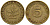 ФРГ 5 пфеннигов 1950 F J.382, KM 107 сталь плакированная латунью    4598-812