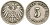 Германия 5 пфеннигов 1908 E KM 11, Jager 12, Weege 6 медно-никель 4364-1747