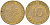 ФРГ 10 пфеннигов 1985 D KM 108 сталь плакированная латунью 4613-1236