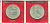 Гибралтар 1 крона 1967 Елизавета II (1952-2022), старый замок, в оригинальной пластиковой коробке, первый год чекана KM 4 медно-никель UNC 6-6-1-17