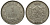 Румыния 1 лей 1873 b, Кароль I как принц (1866-1881) KM 10 серебро 441-1341