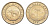 Либерия 1/2 цента 1941 KM 10a медь никель UNC 4614-952