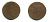 РОССИЯ 1 КОПЕЙКА 1758 медь 61-243