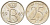 БЕЛЬГИЯ 25 САНТИМОВ 1969 BELGIQUE KM 153.1 медно-никель 201-1265