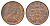 Великобритания 2 пенса 1980 Елизавета II (1952-2022) KM 916, Spink 4235 (C1) бронза 4673-913