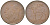 Норвегия 5 эре 1972 лось, Улаф V (1958 - 1991) KM 405 бронза UNC 4119-544