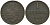 Саксен-Альтенбург 1 пфенниг 1852 F, Георг Саксен-Альтенбургский (1848-1853) KM 11, AKS 60, J. 109 медь    99-625