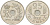 ДАНИЯ 25 ЭРЕ 1970 С; S, ФРЕДЕРИК IX (1947-1972) KM 855.1 медно-никель 94-457