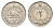 Иран 2 риала 1974 SH 1353 KM 1173 медно-никель 4613-254