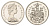 Канада 50 центов 1971 Елизавета II (1952-2022), герб KM 75.1 никель PROOF-LIKE (BU) 603-522