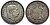 Дания 2 кроны 1945 N; S, 75 лет королю Кристиану X (1870-1945) KM 836 серебро 69-434