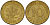 ФРГ 10 пфеннигов 1981 G J. 383, KM 108 сталь плакированная латунью    4603-457