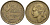 Франция 50 франков 1951 B, петух KM 918.1, Le Franc 425.5 алюминиевая бронза 4144-432