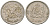 Марокко 1/2 дирхама 2002 AH 1423, Мохаммед VI (1999-) KM 116 медно-никель 4523-1122