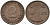 Германия 2 рентенпфеннига 1923 G, выпуск 1924 года KM 31, J.307, Weege 3 медь 4584-612