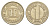 Югославия 1 динар 1995 KM 165 медь никель 4632-335