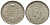 Британская Индия 1/2 рупии 1942 Георг VI (1936-1952) KM 551 серебро 4044-722