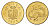 Мальта 1 цент 2004 ласка, горностай KM 93 никель латунь UNC 4644-1246