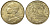 Франция 20 сантимов 1995 тип Marianne KM 930, Le Franc 156.39 медь алюминий никель UNC 4128-236
