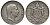 Албания 1 франга ари 1937 R, Ахмет Зогу I (1928-1939) KM 16 серебро 1526-1223