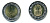 Египет 1 фунт 2008 сфинкс KM 940 a биметалл UNC 83-1755