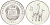 КНДР 1/2 чона 2002 Мир животных - Жираф KM 186 алюминий UNC 4121-111