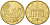 ГЕРМАНИЯ 10 ЕВРОЦЕНТОВ 2003 G KM 210 латунь 4543-532