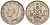 Великобритания 1 шиллинг 1949 Георг VI (1936-1952), Шотландский герб KM 877, Spink 4109 медно-никель 4126-412