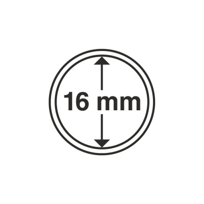 Капсулы круглые – 16 мм, упаковка 10 шт. Leuchtturm. 334752