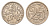 Чехословакия 25 геллеров 1933 KM 16 медно-никель aUNC 3996-1268