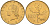 Италия 20 лир 1995 R, дубовый лист KM 97.2 алюминиевая бронза  UNC  4594-944