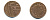 Великобритания 1 пенни 2011 Елизавета II (1952-2022) KM 1107, Spink B6 сталь плакированная медью 177-1236