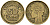 Франция 50 сантимов 1932 KM 894.1, Le Franc 192.15 алюминиевая бронза 4596-749