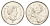 Канада 25 центов 2016 Leaf, Елизавета II (1952-2022), олень KM 2296 сталь плакированная никелем UNC 4631-736