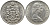Канада 50 центов 1969 Елизавета II (1952-2022), герб KM 75.1 никель 4542-125