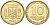 Украина 10 копеек 2008 KM 1.1b алюминиевая бронза 4580-252