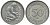 ФРГ 50 ПФЕННИГОВ 1975 G, KM 109.2, J. 384 медно-никель aUNC 72-1058