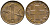 ШВЕЙЦАРИЯ 1 РАППЕН 1952 В KM 46 бронза 4528-614