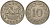 Мальта 10 центов 1972 баржа Великого магистра KM 11 медно-никель 82-346